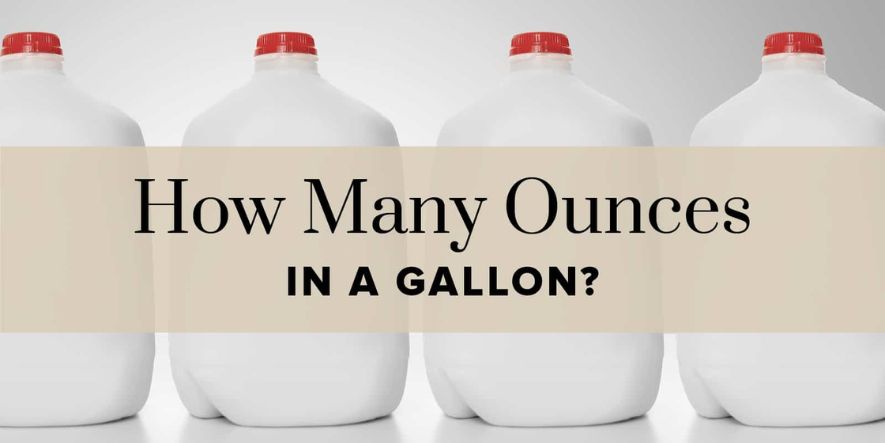 how many ounces in a gallon conversion chart