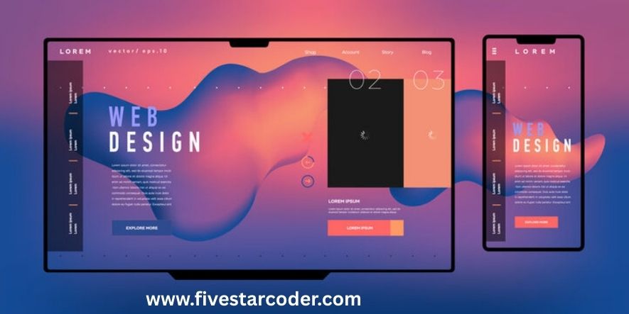 responsive web design on laptop, tablet, and phone screens